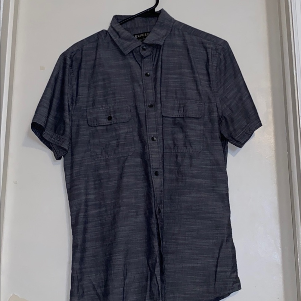 Express button up polo